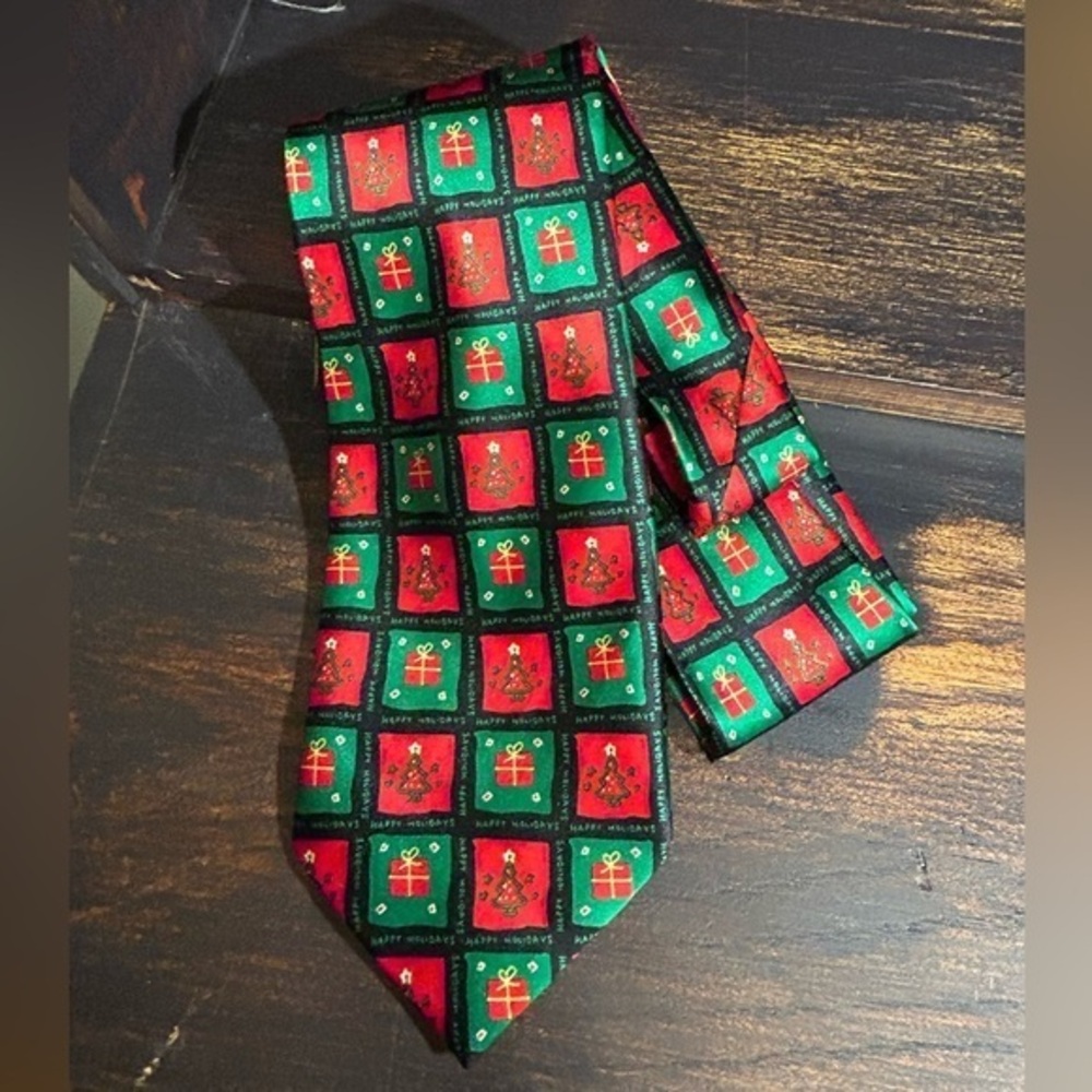 Christmas Holiday Tie | 100% Silk